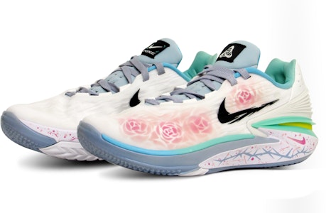 【定制球鞋】Nike Air Zoom G.T. Cut 2 玫瑰荊棘 舒適 送禮 小清新 低幫 籃球鞋 男款 白粉 Lookbook 【定制球鞋】Nike Air Zoom G.T. Cut 2 玫瑰荊棘 舒適 送禮 小清新 低幫 籃球鞋 男款 白粉
