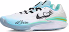Lookbook 【訂製球鞋】Nike Air Zoom G.T. Cut 2 愛心皇冠塗鴉 心動瞬間 碳纖維強化中底 耐磨透氣 低筒 籃球鞋 男款 白綠