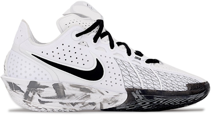 【客製化球鞋】Nike Air Zoom G.T. Cut 3 EP 塗鴉小熊 手繪 潮流 百搭 舒適 耐磨 低筒 籃球鞋 男女皆適 白黑 Lookbook 【客製化球鞋】Nike Air Zoom G.T. Cut 3 EP 塗鴉小熊 手繪 潮流 百搭 舒適 耐磨 低筒 籃球鞋 男女皆適 白黑