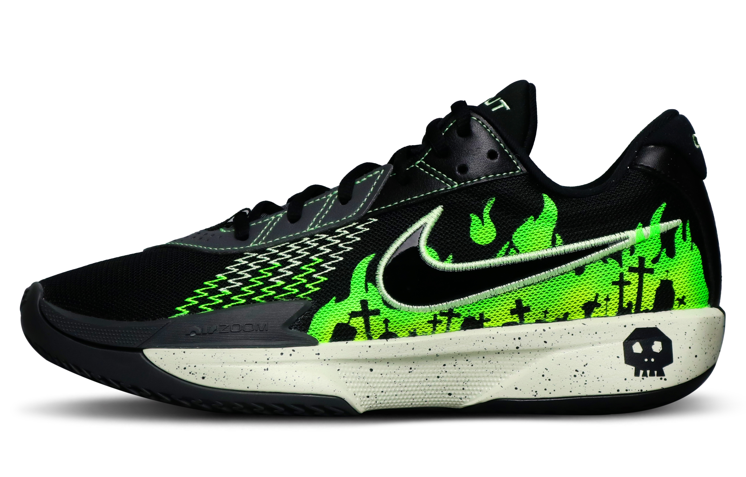 [Custom Shoes] Nike Air Zoom G.T. Cut 'Phantom Ghostwalker Black Green' 圖 2
