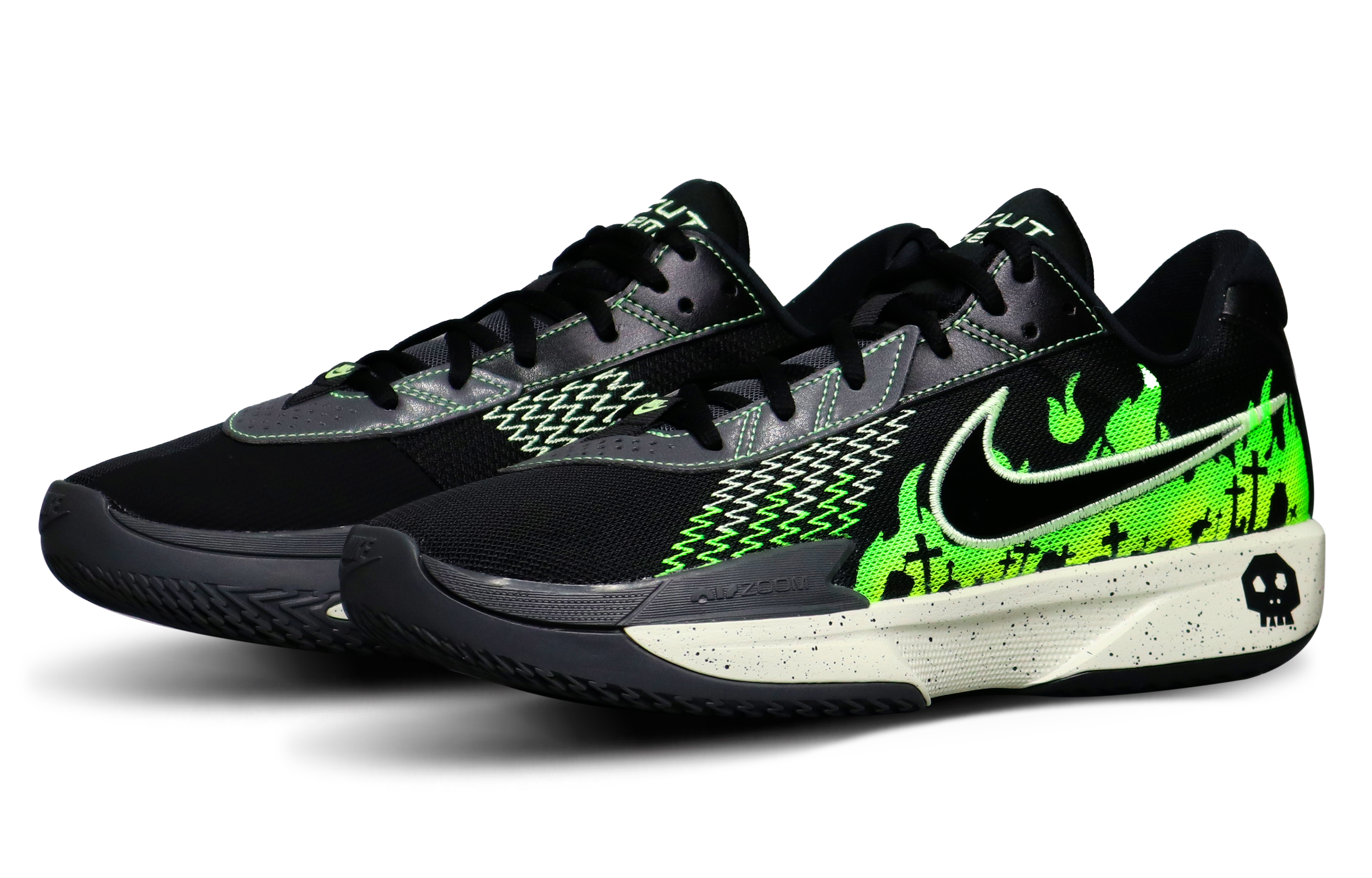 [Custom Shoes] Nike Air Zoom G.T. Cut 'Phantom Ghostwalker Black Green' 圖 4