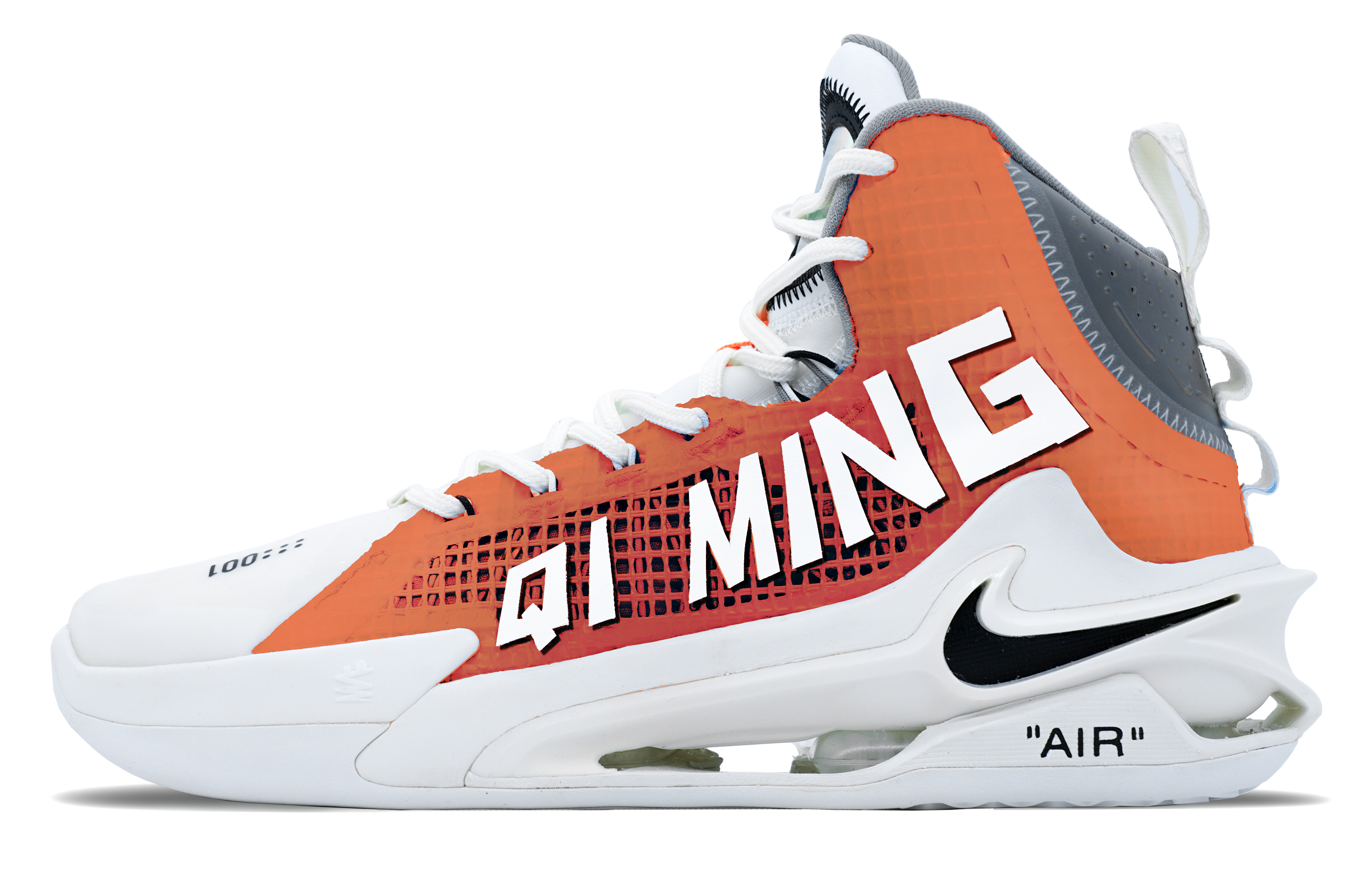 [Custom Shoes] Nike Air Zoom G.T. Jump EP 'Gradient Orange Black White'