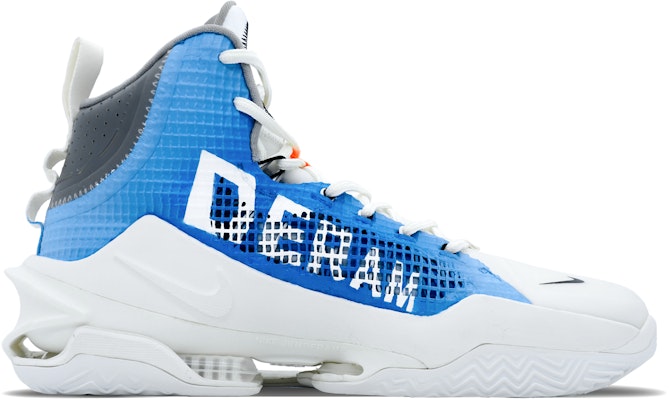 【定制球鞋】Nike Air Zoom G.T. Jump EP 啟明系列 北卡藍 漸變 立體字母 皮貼 噴繪英文 高幫實戰籃球鞋 男女同款 藍黑白 Order 【定制球鞋】Nike Air Zoom G.T. Jump EP 啟明系列 北卡藍 漸變 立體字母 皮貼 噴繪英文 高幫實戰籃球鞋 男女同款 藍黑白