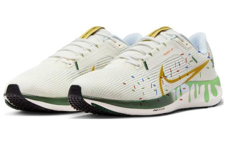 Shop 【訂製運動鞋】Nike Air Zoom Pegasus 40 舒適運動減震防滑耐磨 低筒跑步鞋 男款 米色