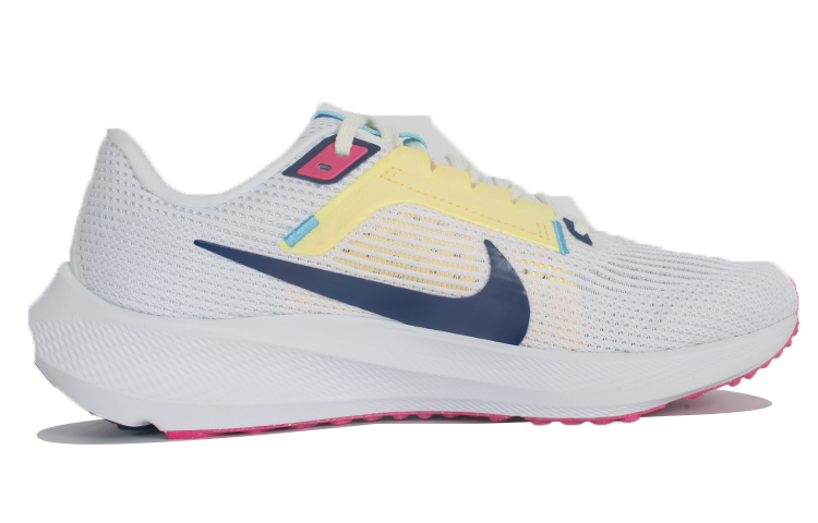 Lookbook 【訂製運動鞋】 Nike Air Zoom Pegasus 40 時尚塗鴉 繽紛夏季防滑耐磨透氣 低筒 休閒跑步鞋 男款 白藍