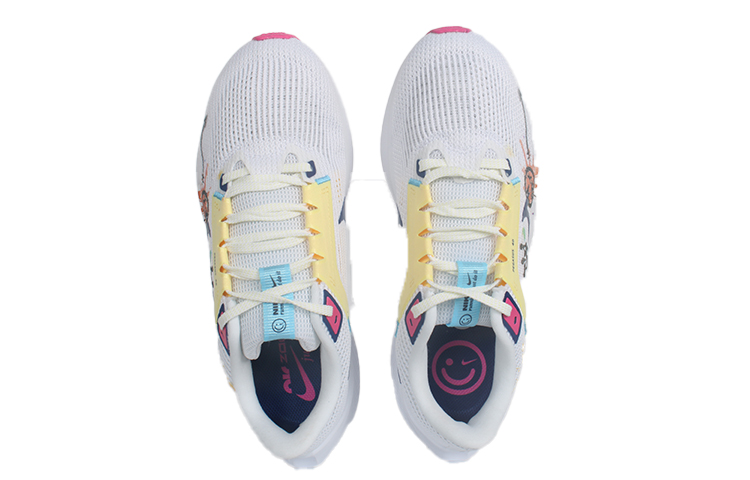 Purchase 【訂製運動鞋】 Nike Air Zoom Pegasus 40 時尚塗鴉 繽紛夏季防滑耐磨透氣 低筒 休閒跑步鞋 男款 白藍