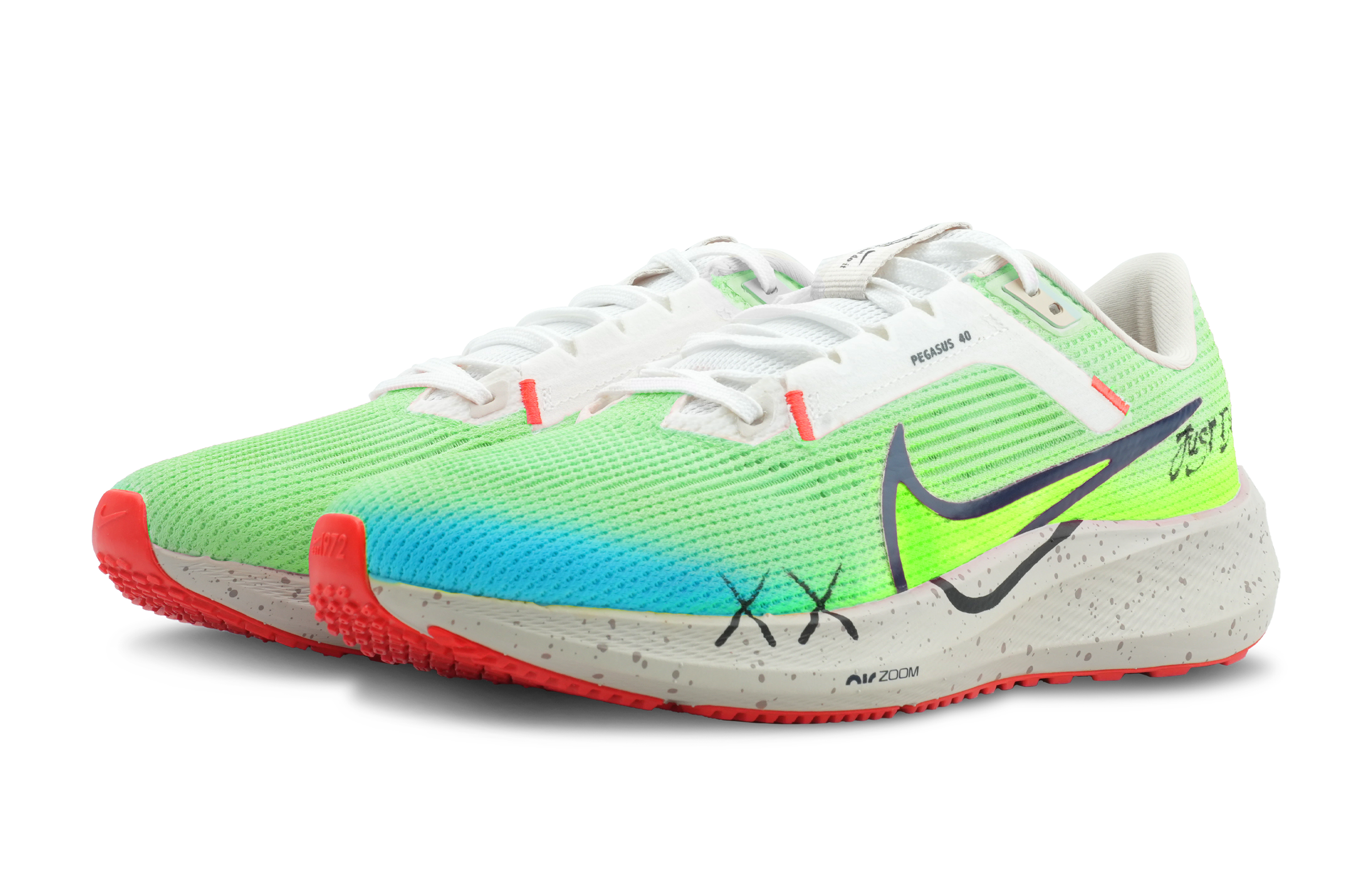 Shop 定制鞋款 Nike Air Zoom Pegasus 40 '青苹果' DV3853-100(Team162-男款苹果绿)