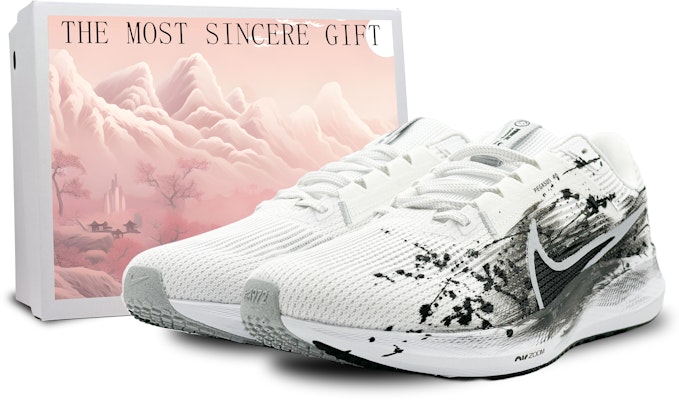 【カスタムシューズ】ナイキ エア ズーム ペガサス 40 'インクスプラッシュ' DV3853-102(Team173-粉白墨黑SBOX) Buy 【カスタムシューズ】ナイキ エア ズーム ペガサス 40 'インクスプラッシュ' DV3853-102(Team173-粉白墨黑SBOX)