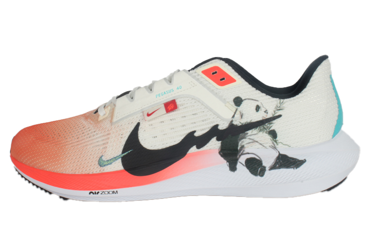 Order [Nikeエアズームペガサス40 'パンダ'] カスタムシューズ FZ5055-101(Team10-休闲熊猫)