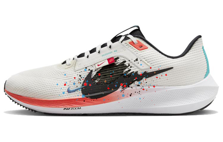 [Custom Shoes] Nike Air Zoom Pegasus 40 'Rainbow Splatter'