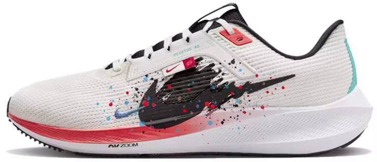 custom-shoes-nike-air-zoom-pegasus-40-rainbow-splatter