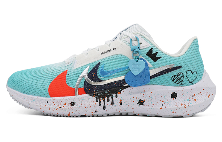 Buy [定制鞋款] Nike Air Zoom Pegasus 40 PRM '冰川蓝-黑流体' FB7179-100（Team91-飞马-蓝）