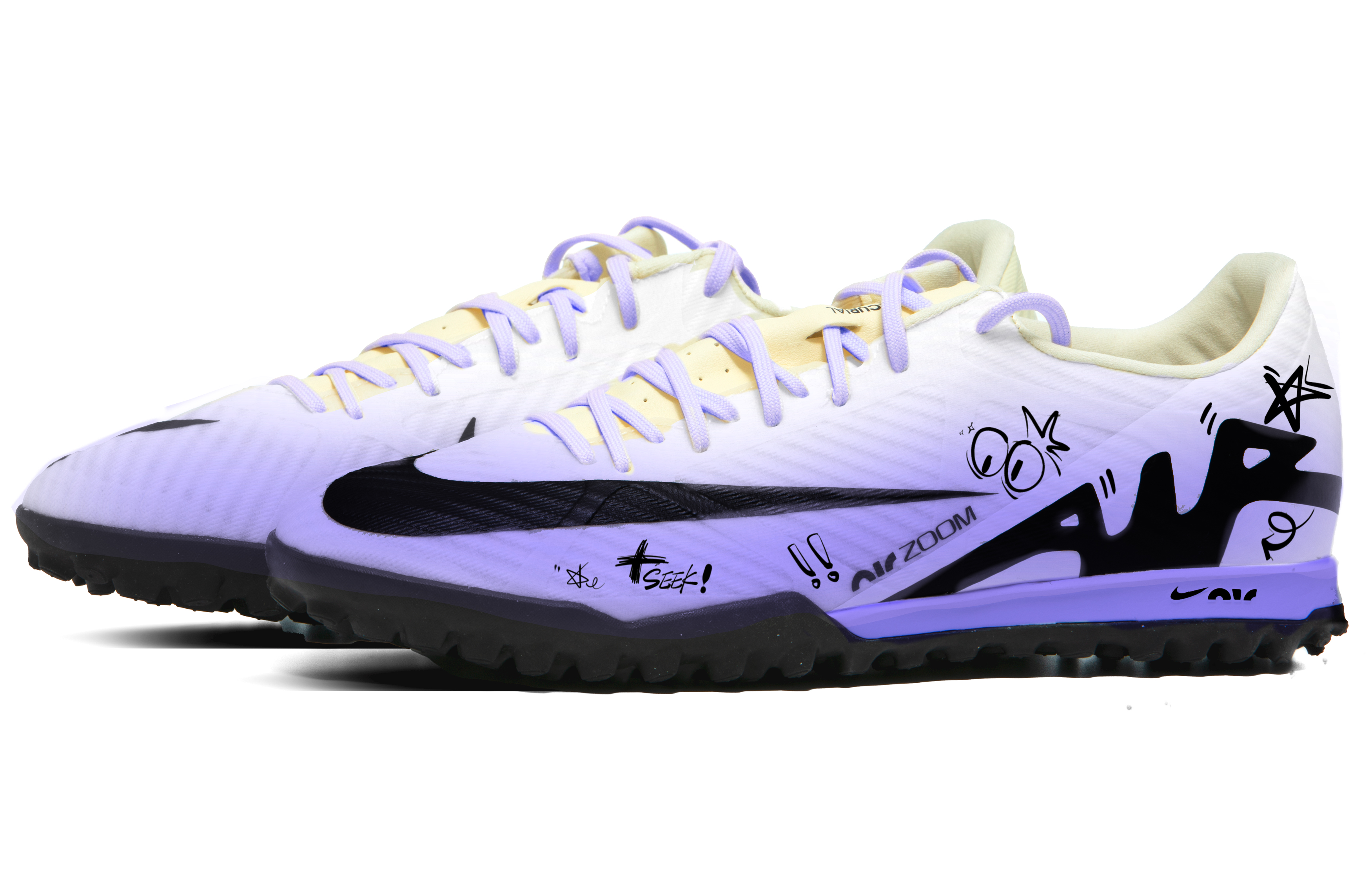 Shop Zapatillas Nike Air Zoom Vapor 15 'Cultura Urbana Graffiti Púrpura-Negro' DJ5635-700（Team295-夏日霓虹）