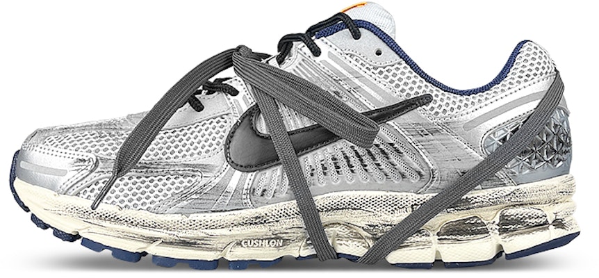 【客製球鞋】Nike Air Zoom Vomero 5 復古風織帶 功能型 野外荒地 逃逸日記 低筒 跑步鞋 男款 銀黑 Buy 【客製球鞋】Nike Air Zoom Vomero 5 復古風織帶 功能型 野外荒地 逃逸日記 低筒 跑步鞋 男款 銀黑