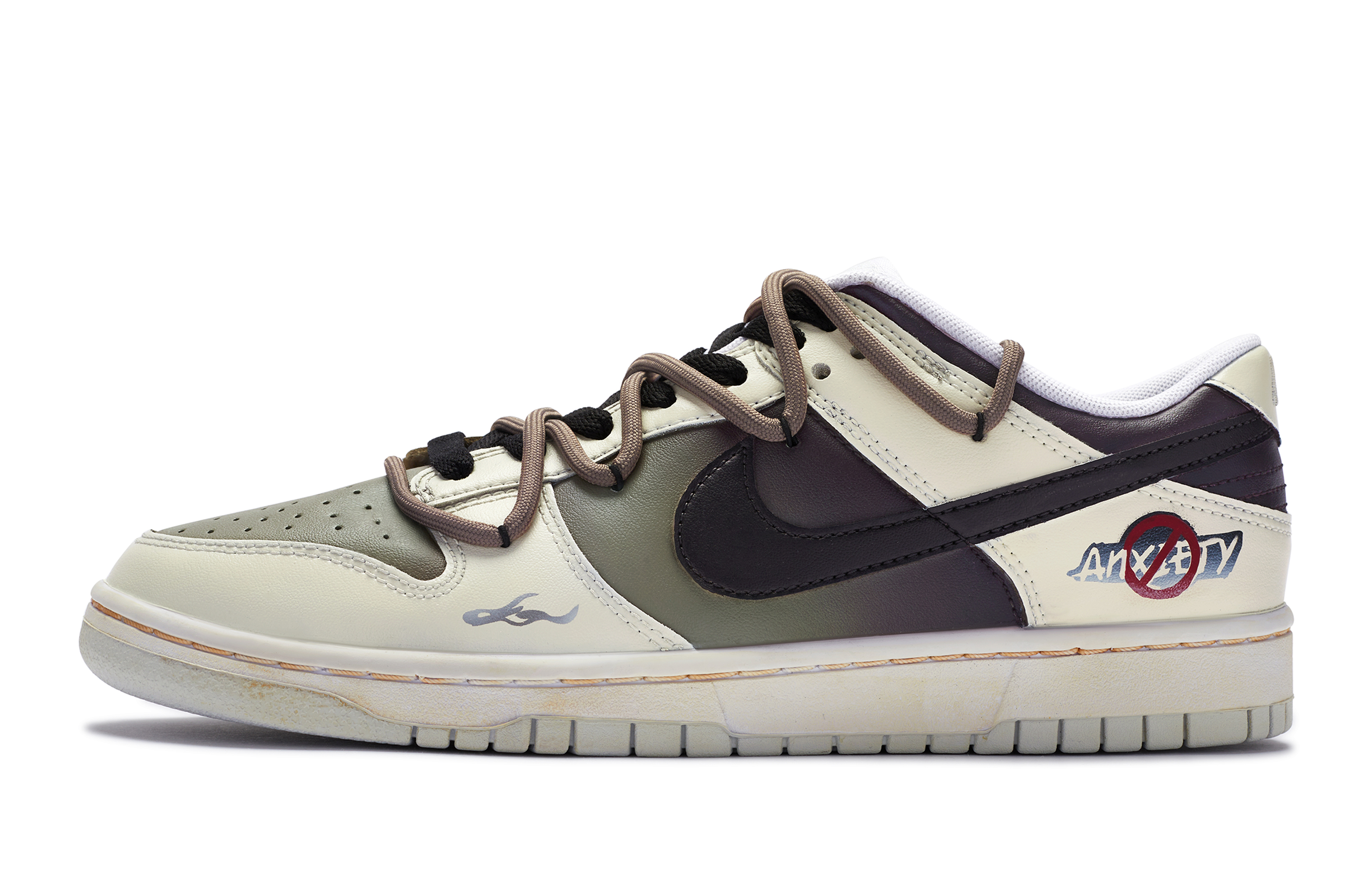 Buy [定制鞋] 耐克 BIGNIU x Dunk Low '无忧灰绿' DH9765-102(TeamR-女款禁止焦虑)