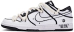 Buy Zapatillas Nike BIGNIU x Dunk Low 'Negro Blanco Shan Wang' DD1391-100(TeamR-男款山王风云S-BOX)