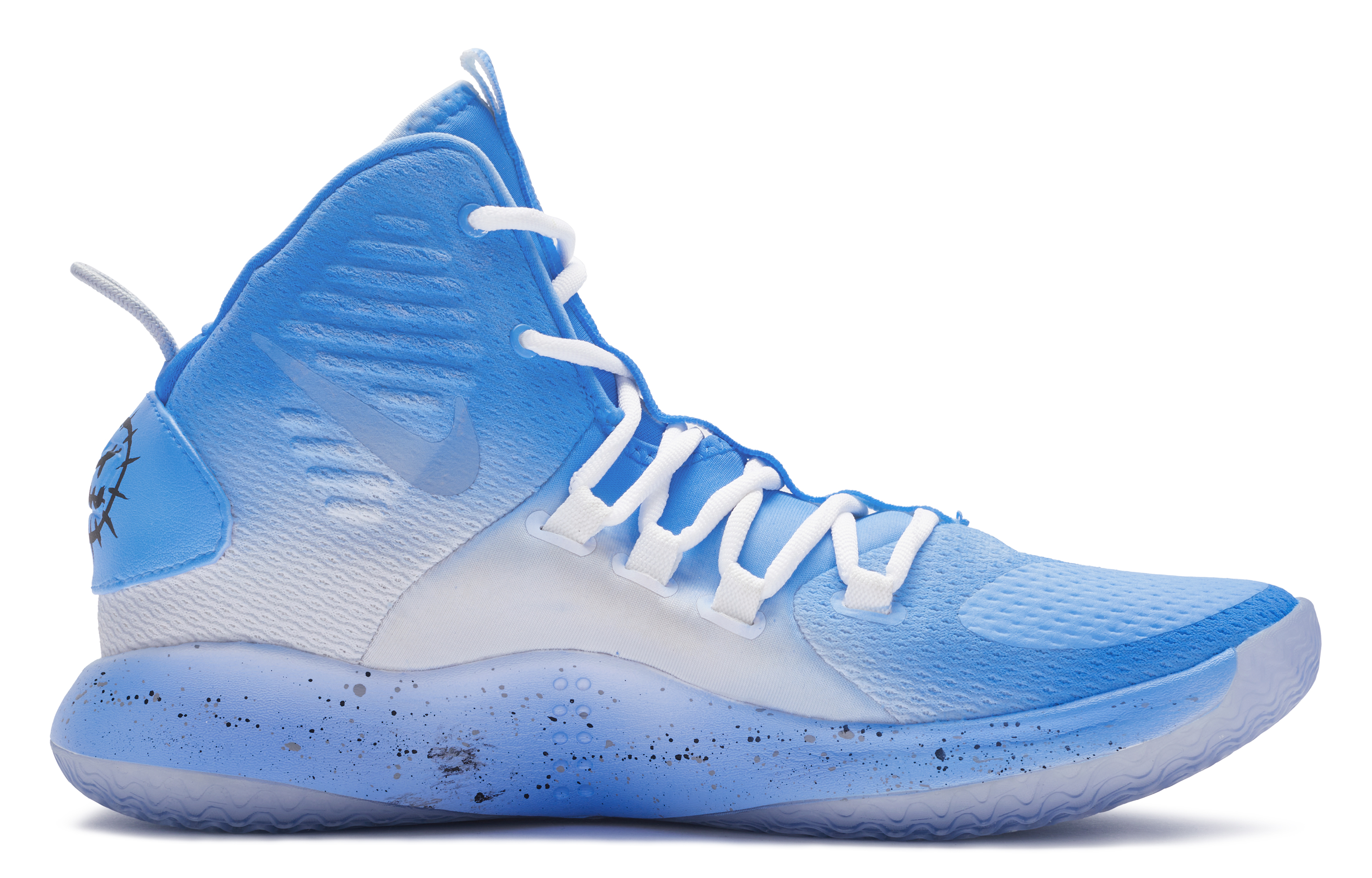 Order 나이키 빅뉴X하이퍼덩크X '블루잉크스플래터' AO7890-101(TeamR-男款寒鸦)