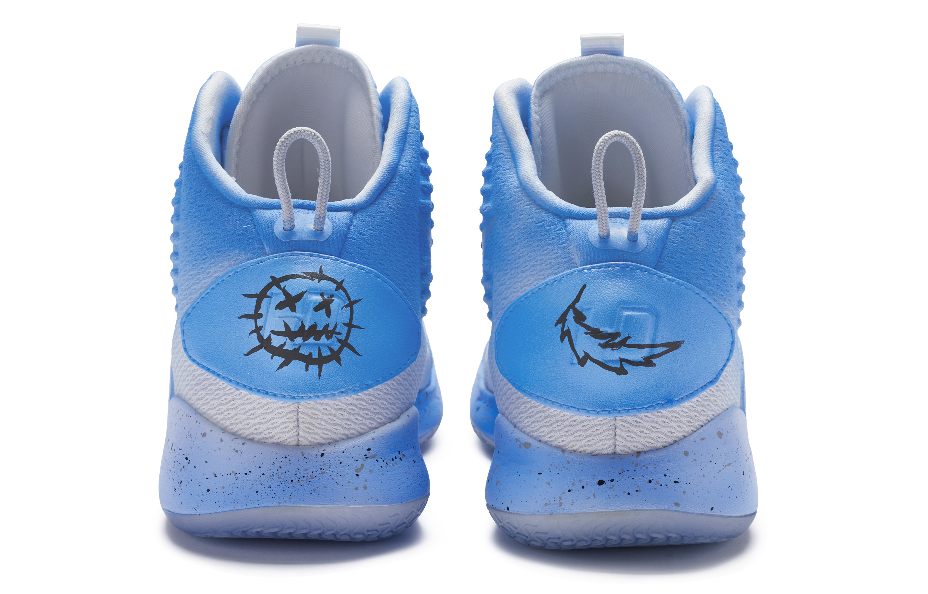 Purchase 나이키 빅뉴X하이퍼덩크X '블루잉크스플래터' AO7890-101(TeamR-男款寒鸦)