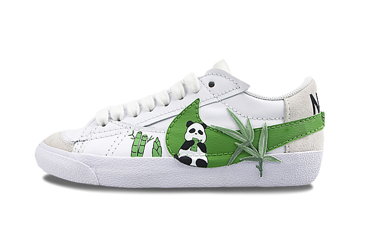 Buy [Zapatillas Personalizadas] Nike Blazer '77 Low Jumbo 'Bamboo Panda' DV9122-131(Team58-翠竹熊猫)