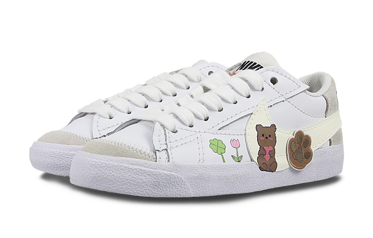 Lookbook 【定制鞋款】耐克Blazer '77 Low Jumbo "焦糖熊" DV9122-131(Team58-焦糖小熊)