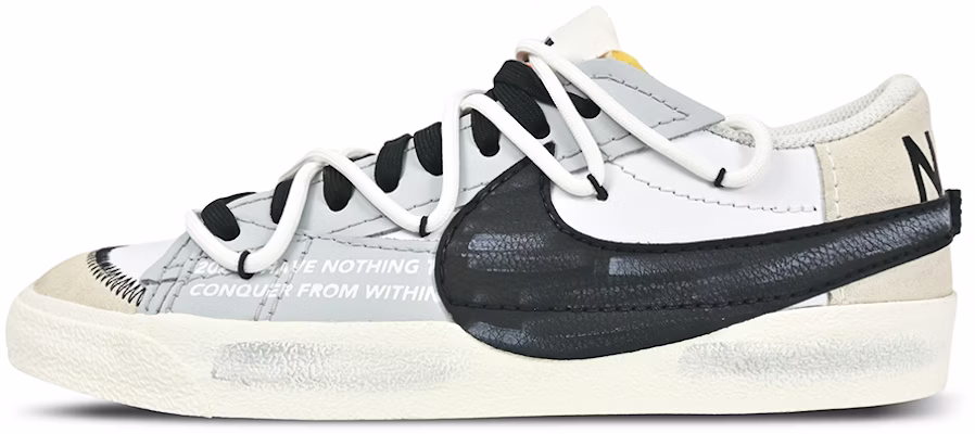 나이키 블레이저 점보 로우 '해체된 옅은 회색' (커스텀) DN2158-101(Team120-浅灰色帆布) Order 나이키 블레이저 점보 로우 '해체된 옅은 회색' (커스텀) DN2158-101(Team120-浅灰色帆布)