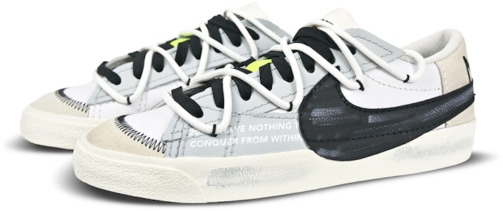 【訂製球鞋】 Nike Blazer Jumbo 解構 潮流 低筒 板鞋 男款 淺灰色 Shop 【訂製球鞋】 Nike Blazer Jumbo 解構 潮流 低筒 板鞋 男款 淺灰色