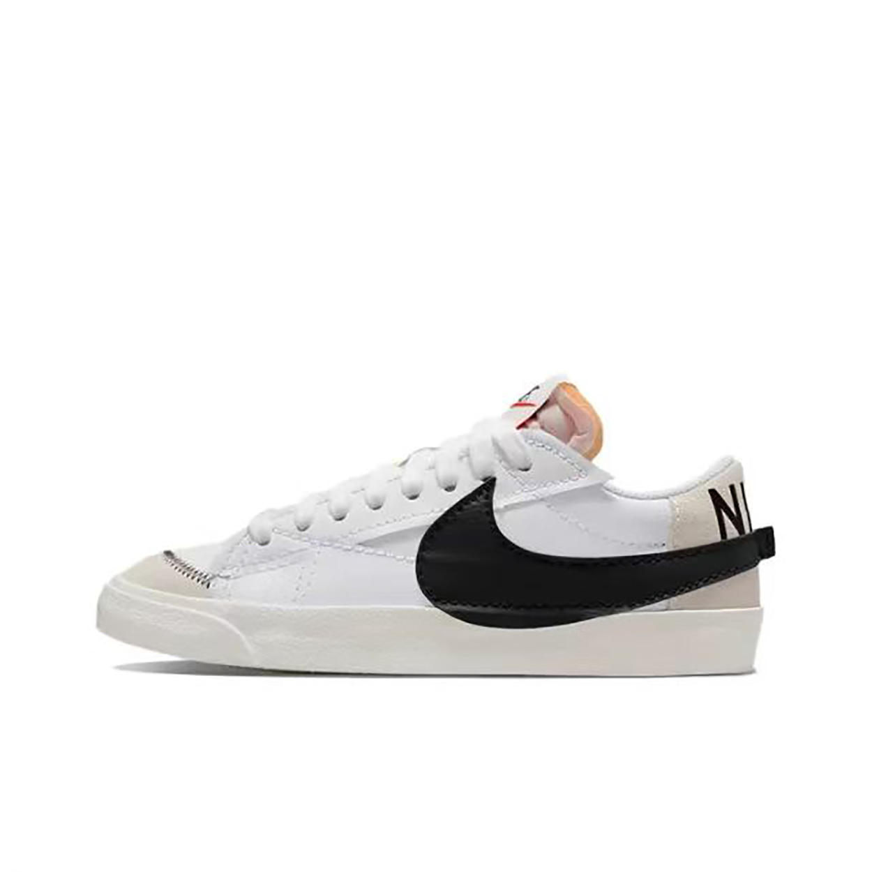 Sizing [Sepatu Custom] Nike Blazer Jumbo Low 'Pale Grey Deconstructed' DN2158-101（Team120-浅灰色帆布）