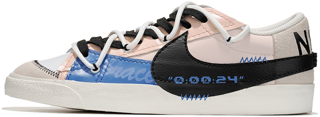 【訂製球鞋】Nike Blazer Low 77 Jumbo 擁抱 復古做舊 日系小眾 戶外 低筒 板鞋 男款 黑粉藍 Buy 【訂製球鞋】Nike Blazer Low 77 Jumbo 擁抱 復古做舊 日系小眾 戶外 低筒 板鞋 男款 黑粉藍