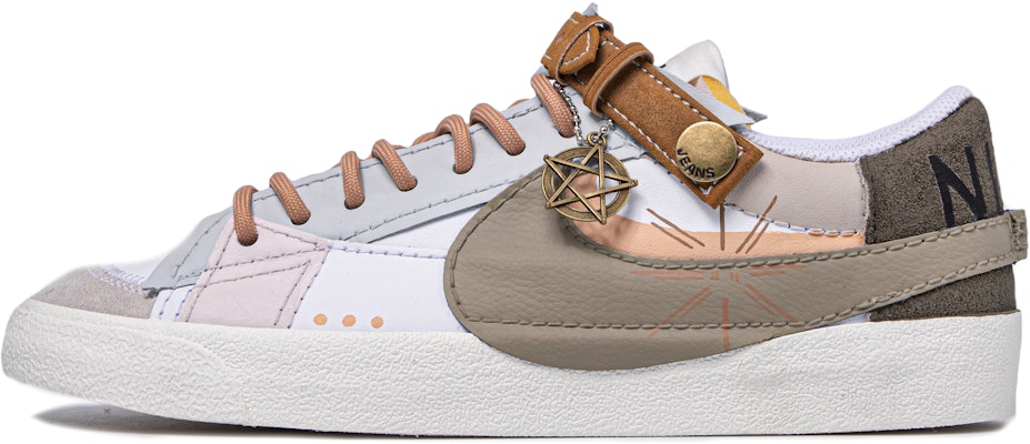 나이키 블레이저 로우 77 점보 '다빈치 그레이' (커스텀) DQ8768-100(TeamM-男款光明使者橘棕白QD) Buy 나이키 블레이저 로우 77 점보 '다빈치 그레이' (커스텀) DQ8768-100(TeamM-男款光明使者橘棕白QD)