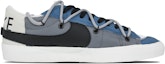 Order 나이키 블레이저 로우 77 점보 "인더스트리얼 블루 샤크" 커스텀 DQ1470-101(Team43-男女鲨鱼工业蓝)