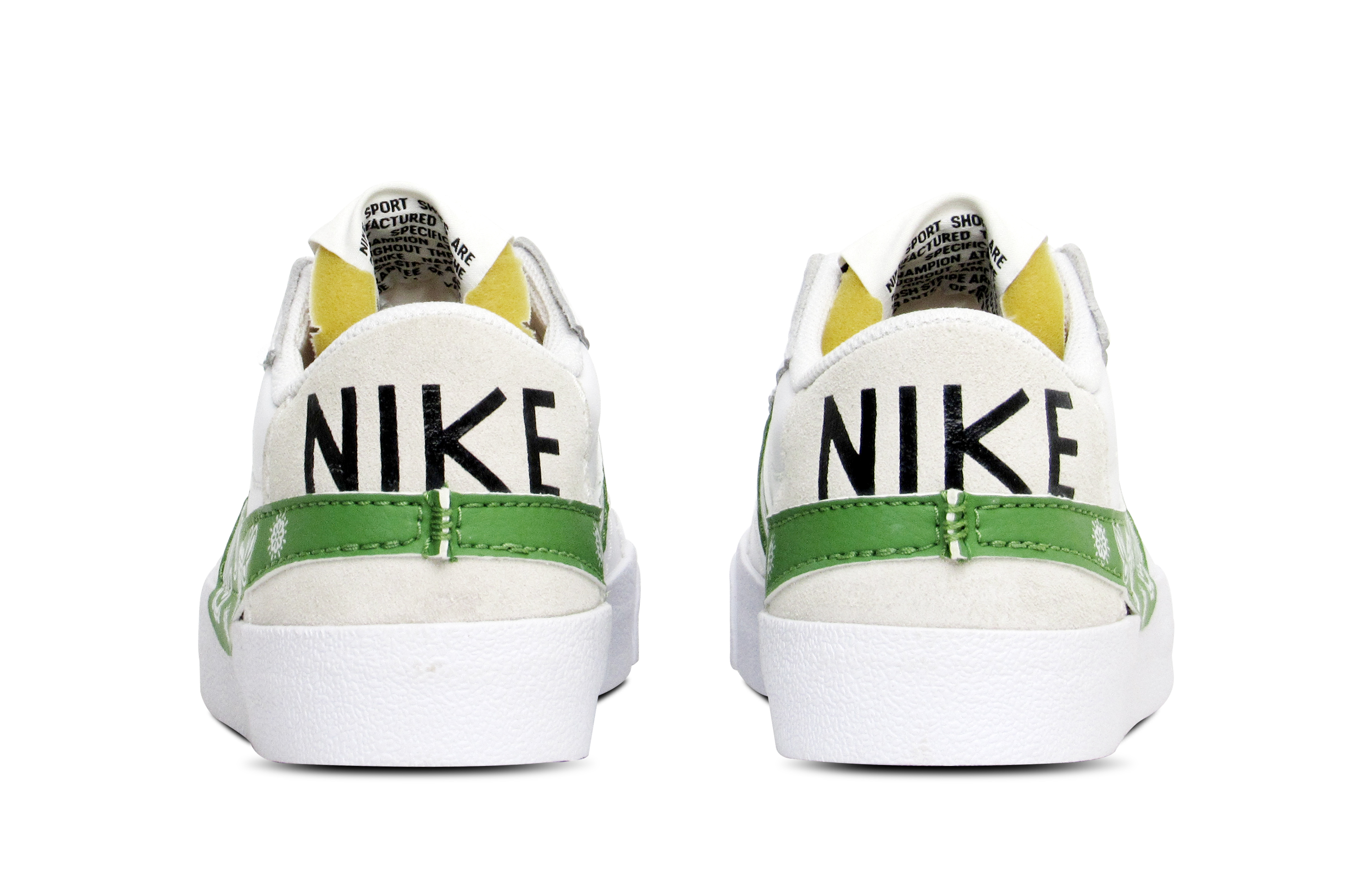 Shop [Kasut Tersuai] Nike Blazer Low '77 'Bunga Gajus' DV9122-131(Team65-绿色腰果花)