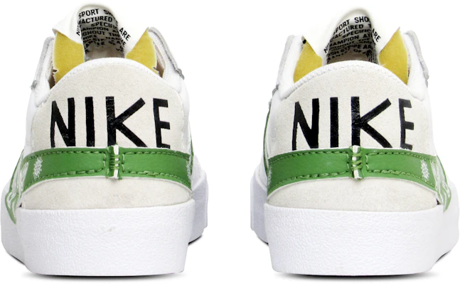 【定製球鞋】Nike Blazer Low 77 腰果花 潮流百搭 小清新 耐磨 防滑 低幫 板鞋 男款 白綠 Shop 【定製球鞋】Nike Blazer Low 77 腰果花 潮流百搭 小清新 耐磨 防滑 低幫 板鞋 男款 白綠