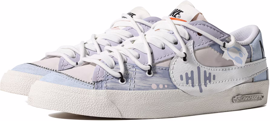 【定制鞋款】耐克Blazer低帮'蓝紫白音符' DN2158-101(TeamM-男款声视集S-BOX) Lookbook 【定制鞋款】耐克Blazer低帮'蓝紫白音符' DN2158-101(TeamM-男款声视集S-BOX)