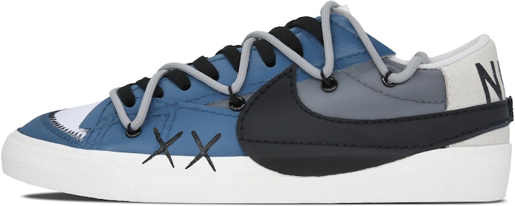 【訂製球鞋】Nike Blazer Low 77 Jumbo 酷酷鯊魚 高街 簡約搭配 解構 低筒 滑板鞋 男款 藍色 Buy 【訂製球鞋】Nike Blazer Low 77 Jumbo 酷酷鯊魚 高街 簡約搭配 解構 低筒 滑板鞋 男款 藍色