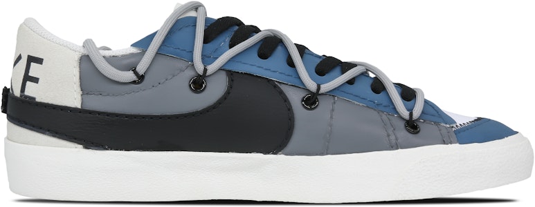 【訂製球鞋】Nike Blazer Low 77 Jumbo 酷酷鯊魚 高街 簡約搭配 解構 低筒 滑板鞋 男款 藍色 Order 【訂製球鞋】Nike Blazer Low 77 Jumbo 酷酷鯊魚 高街 簡約搭配 解構 低筒 滑板鞋 男款 藍色