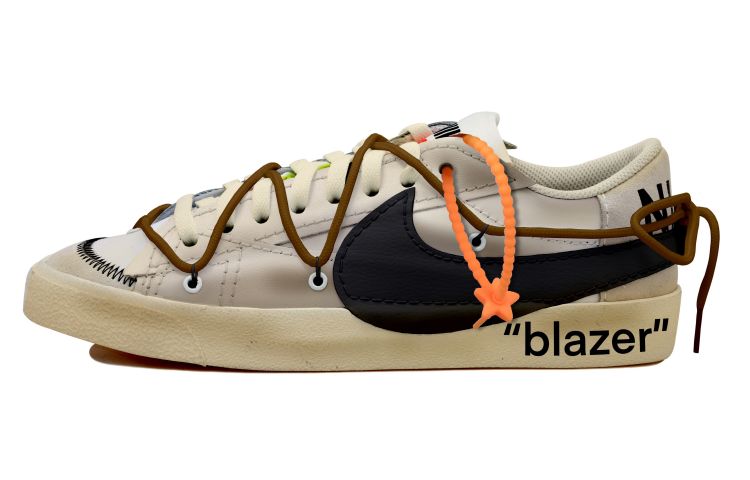 Buy Zapatillas Nike Blazer Low 'Deconstructed Graffiti Star Negro Blanco' DN2158-101(Team拾玖-棕黄做旧S-BOX）