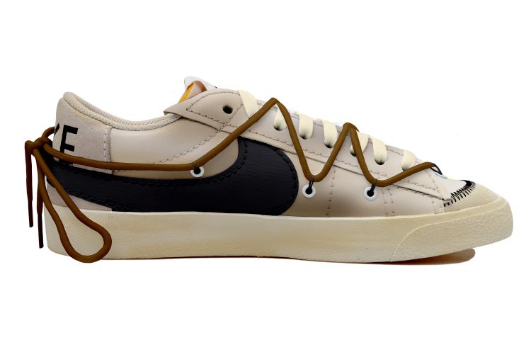 Order Zapatillas Nike Blazer Low 'Deconstructed Graffiti Star Negro Blanco' DN2158-101(Team拾玖-棕黄做旧S-BOX）