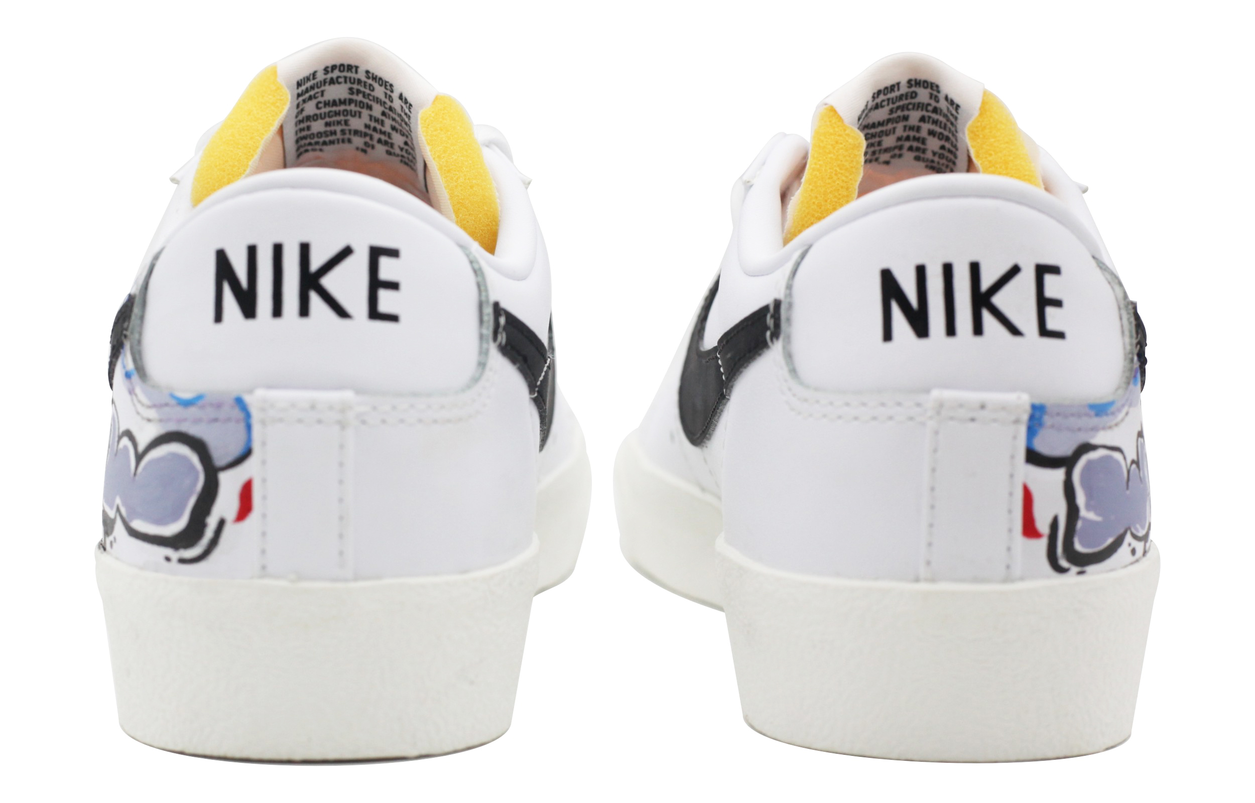 Purchase 나이키 블레이저 로우 '그라피티 보라-흰' (커스텀) DA6364-101(Team39-AMY121涂鸦)