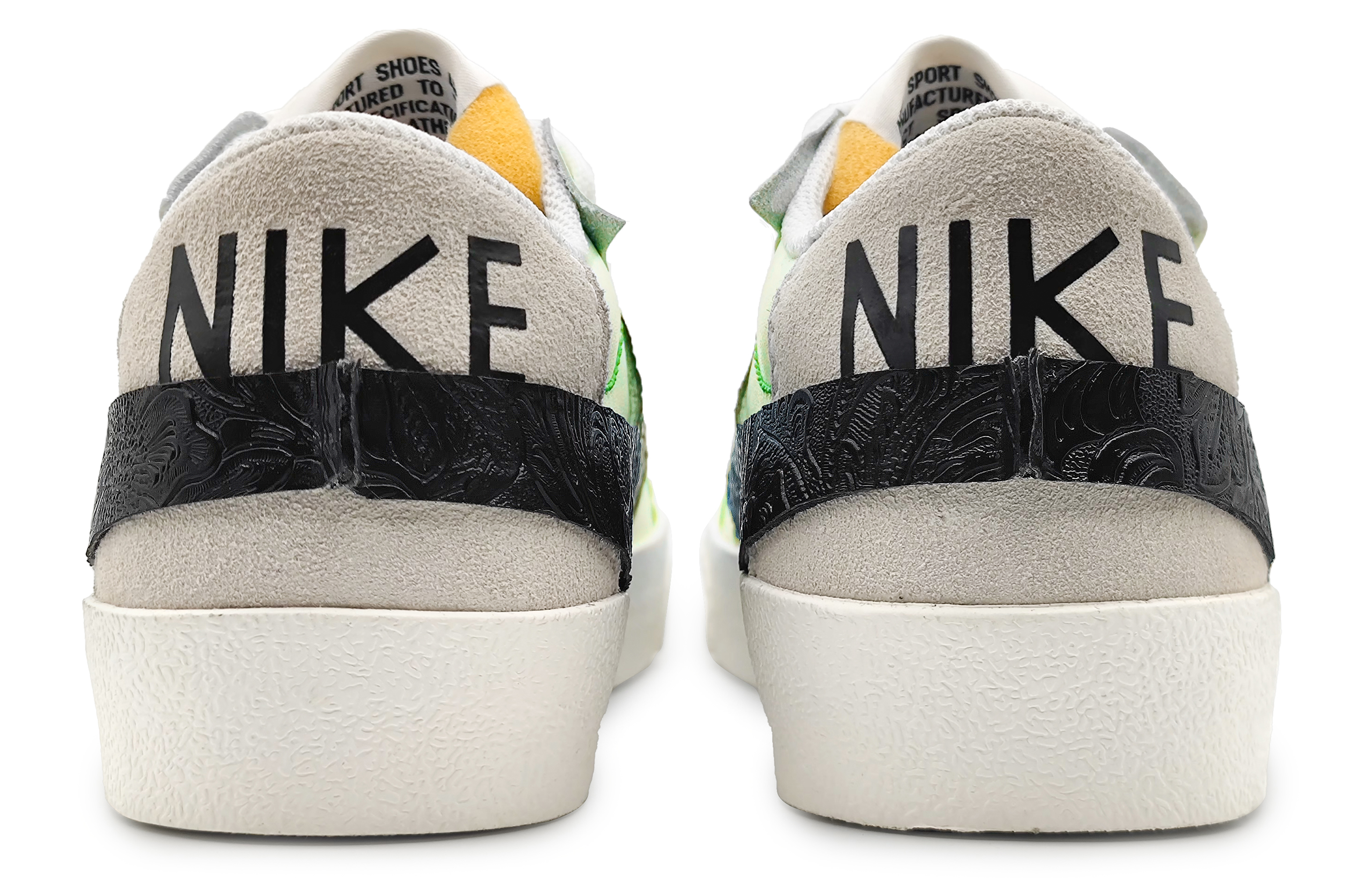 Purchase [定制鞋款] 耐克Blazer Low '绿色棕色极简拼接' DN2158-101(Team16-男款极简拼接绿)