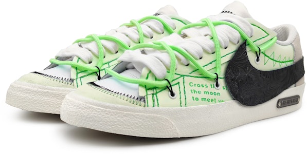 나이키 블레이저 로우 '그린브라운 패치워크' (커스텀) DN2158-101(Team16-男款拼接缝线绿) Lookbook 나이키 블레이저 로우 '그린브라운 패치워크' (커스텀) DN2158-101(Team16-男款拼接缝线绿)