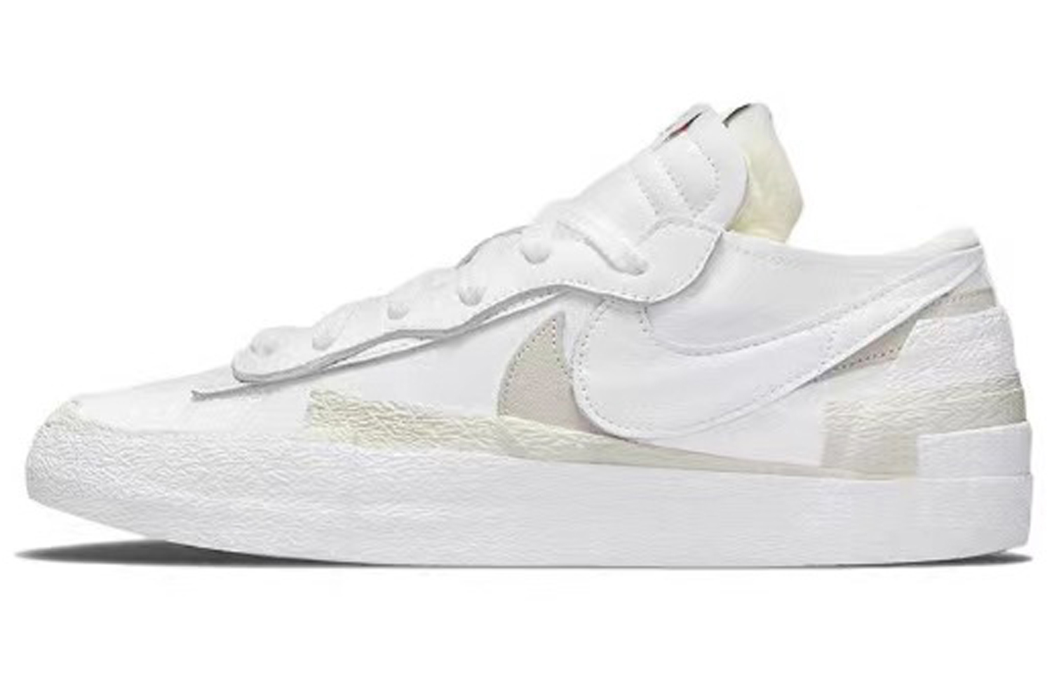 Cheap [Zapatillas Personalizadas] Nike Blazer Low 'Gris Blanco Rosa Crema' DM6443-100(TeamE-男女款盐系奶油灰白粉)