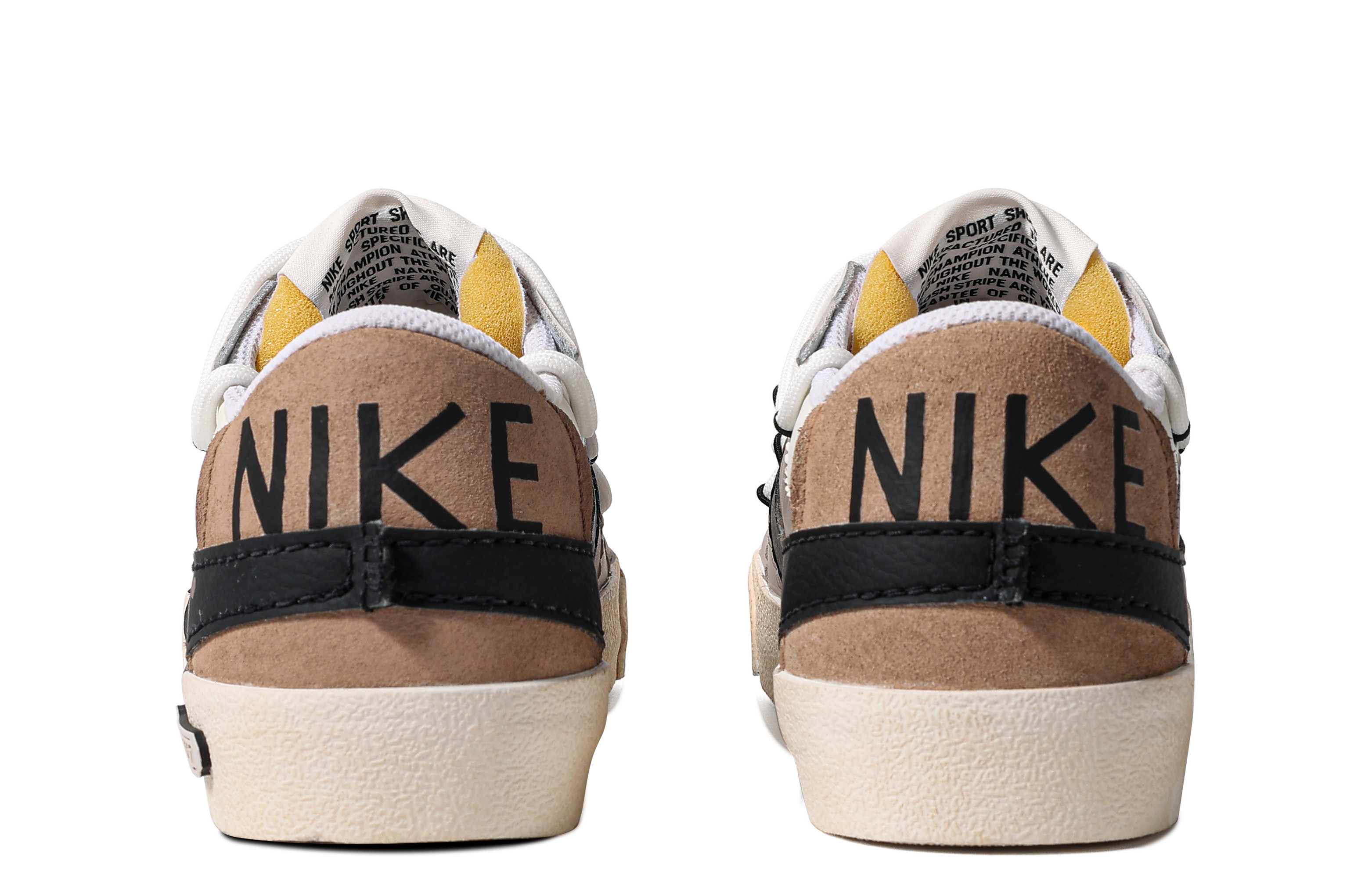 Shop 【カスタムシューズ】ナイキ ブレーザー ロー 'インク グラフィティ ブラック ブラウン' DN2158-101(TeamM-男款墨等闲S-BOX)