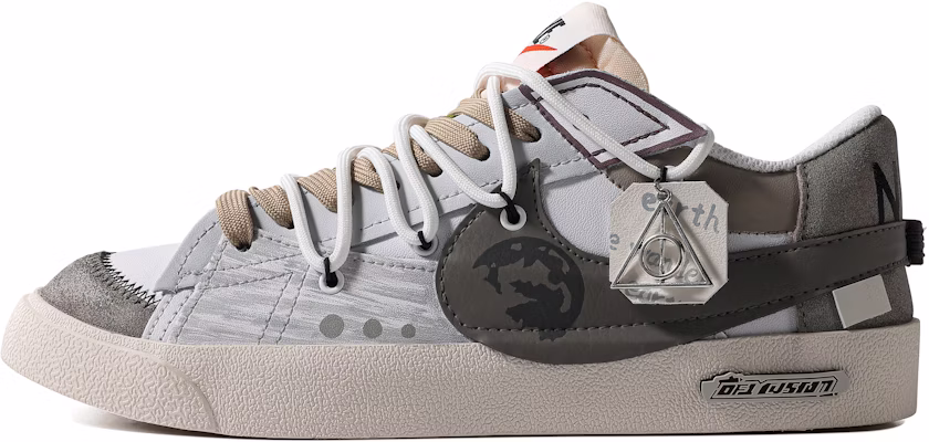 Sepatu Custom Nike Blazer Low 'Lost Civilization Abu Coklat-Putih' DN2158-101(TeamM-男款失落文明S-BOX) Buy Sepatu Custom Nike Blazer Low 'Lost Civilization Abu Coklat-Putih' DN2158-101(TeamM-男款失落文明S-BOX)