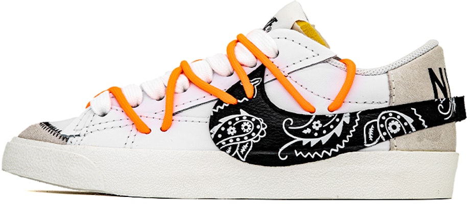 【定制球鞋】Nike Blazer Low 腰果花 解構 雙鞋帶 塗鴉 街頭 大鬧天宮 復古 低幫 板鞋 男款 黑白灰 Buy 【定制球鞋】Nike Blazer Low 腰果花 解構 雙鞋帶 塗鴉 街頭 大鬧天宮 復古 低幫 板鞋 男款 黑白灰