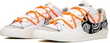 Lookbook 【定制球鞋】Nike Blazer Low 腰果花 解構 雙鞋帶 塗鴉 街頭 大鬧天宮 復古 低幫 板鞋 男款 黑白灰