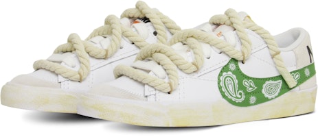 【カスタムシューズ】ナイキ ブレザー ロー 'ペイズリー ホワイト グリーン' DV9122-131(Team65-腰果花绿) Lookbook 【カスタムシューズ】ナイキ ブレザー ロー 'ペイズリー ホワイト グリーン' DV9122-131(Team65-腰果花绿)