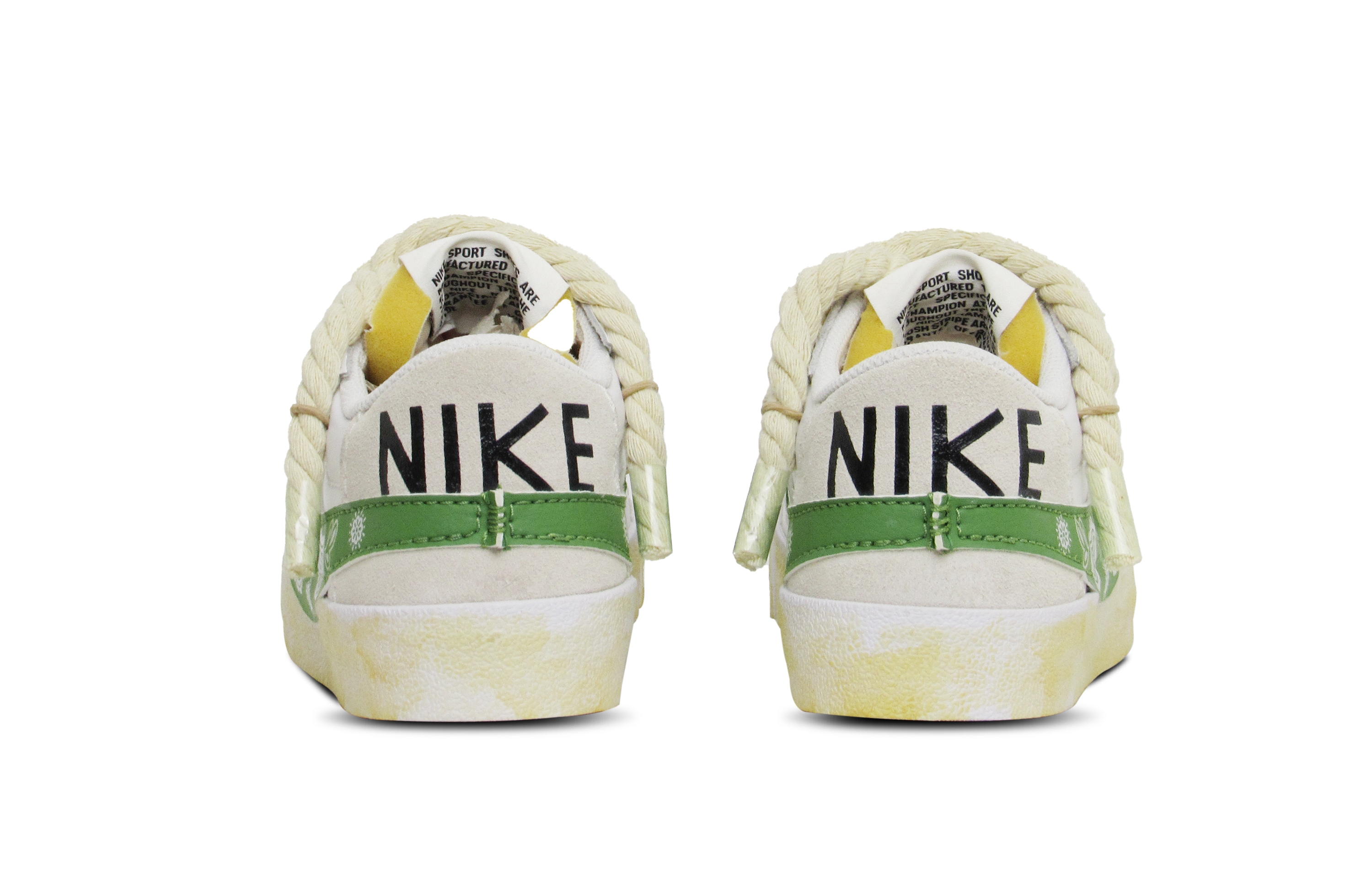 Shop [Custom Shoes] Nike Blazer Low 'Paisley White Green'