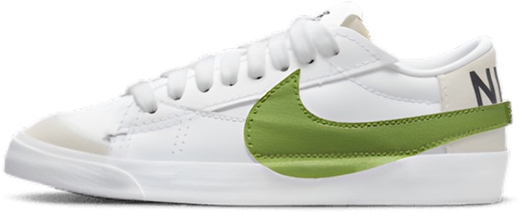 【訂製球鞋】Nike Blazer Low 腰果花 雙鞋帶 潮流百搭 小清新 低筒 板鞋 男款 白綠 Details for 【訂製球鞋】Nike Blazer Low 腰果花 雙鞋帶 潮流百搭 小清新 低筒 板鞋 男款 白綠