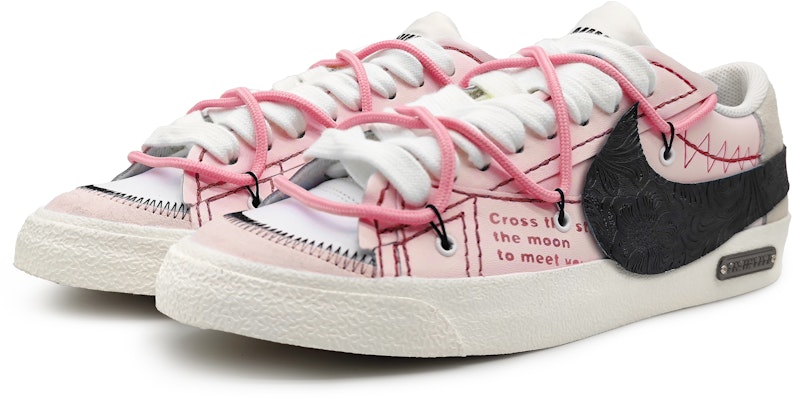 【客製化球鞋】 Nike Blazer Low 拼接縫線 浮雕皮貼 雕花解構 簡約色彩 低筒 板鞋 男款 粉棕 Lookbook 【客製化球鞋】 Nike Blazer Low 拼接縫線 浮雕皮貼 雕花解構 簡約色彩 低筒 板鞋 男款 粉棕