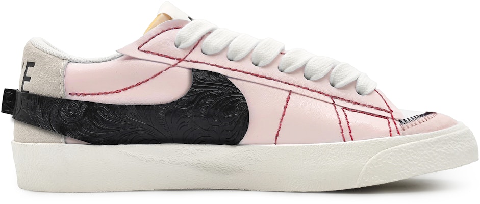 【訂製球鞋】 Nike Blazer Low 極簡拼接 雕花皮勾 浮雕 皮貼 低筒 板鞋 男款 粉棕 Order 【訂製球鞋】 Nike Blazer Low 極簡拼接 雕花皮勾 浮雕 皮貼 低筒 板鞋 男款 粉棕